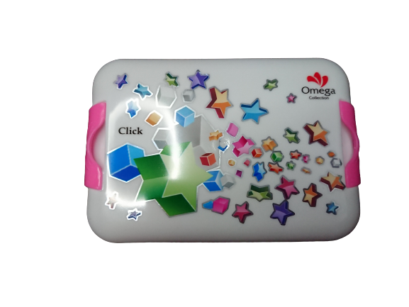 Kids School Lunch Box Stars Omega Box Multipurpose Storage Food Lunchbox - Lunch box Click