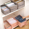 Washable Wardrobe Clothes Organizer, Jeans Compartment Storage Box