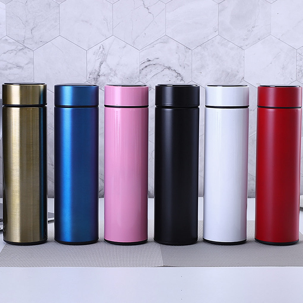 Smart Water Cup 500ml 304 Stainless Steel LED Vacuum Cup Thermos