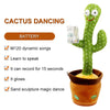 Dancing Cactus with RECORDING, Plush Funny Electronic Shaking Cactus Singing Dancing Cactus Twisting Cactus Cute Plush Toy Education Toy Plush Toy with upto 10 Songs for Home Decoration and Children Playing Birthday Gift Kids Toy