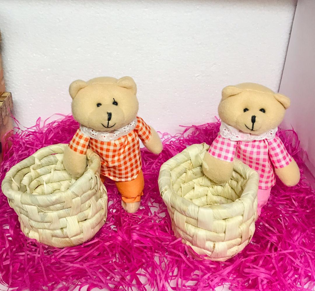 Bear Basket Home Decor