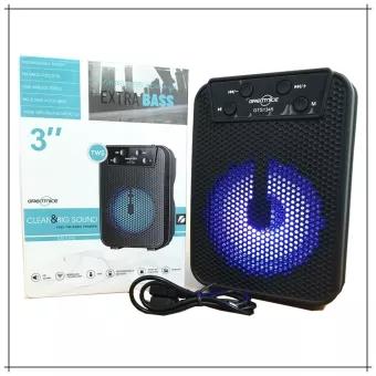 Bluetooth Speaker Gts-1345 Rechargeable Extra Bass Wireless Portable Speaker Mini Style 3 Inch Tws - Fm - USB Audio Player - Speaker - Bluetooth Speaker