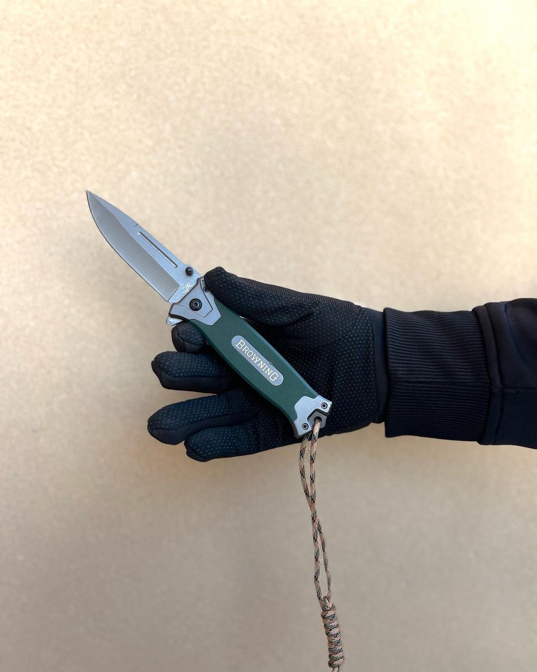 Portable Green Grip Pocket Knife