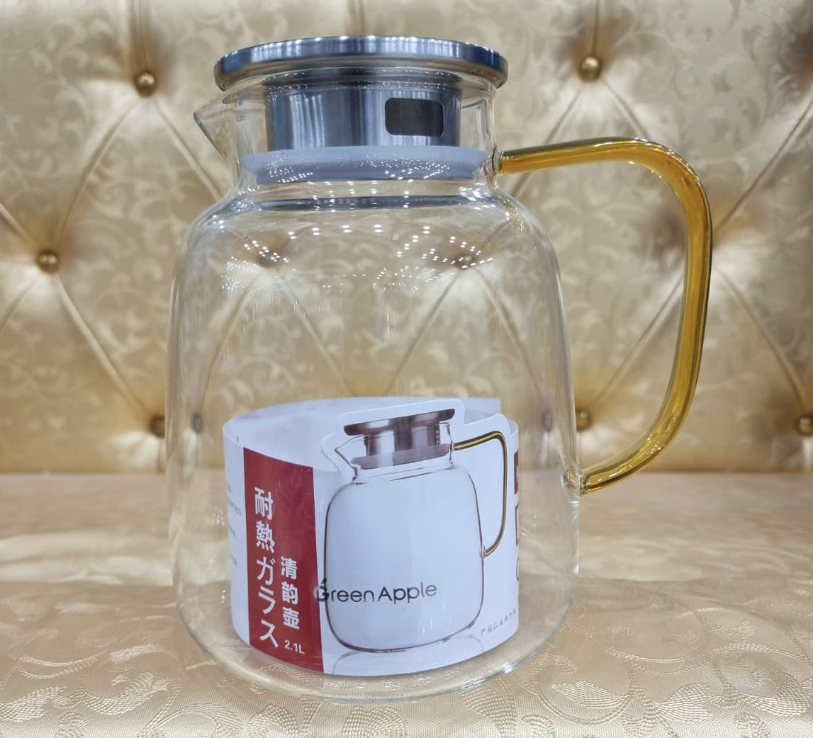 Clear Glass Pitcher 1 ltr