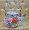 Colorful Enamel Teapot Cattles 2.5 ltr