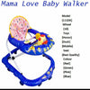 Mama Love 10 Wheel Music Tray Baby Walker Model 111DK , Baby Walker for new born , Kids Walker for toodlers , Baby walker for girls and boys