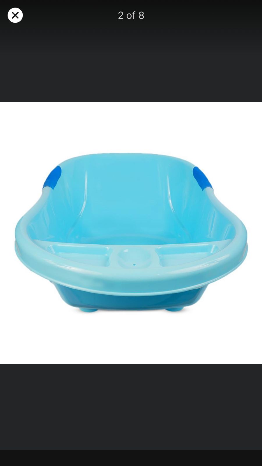 Baby Bath tub with Grip base (Blue/Pink/Skin)