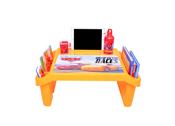 Children Portable Multipurpose Plastic Table for Kids and Adult 2 in 1 Study Mini Drawing ,Computer and Laptop Table Desk With Storage Box - Kids School Desk - Multi Color
