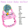 Mama Love 8 Wheel Music Tray Baby Walker - Model AAA - walker - Baby Walker for new born | Kids Wakar for toodlers | Baby waker for girls and boys