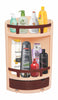 Multi Purpose Corner Rack With Drawer Kitchen Cabinet Rack - Bathroom Large Capacity Shampoo and Spice Rack Kitchen - Corner Rack With Drawer Kitchen Cabinet Rack With Drawer