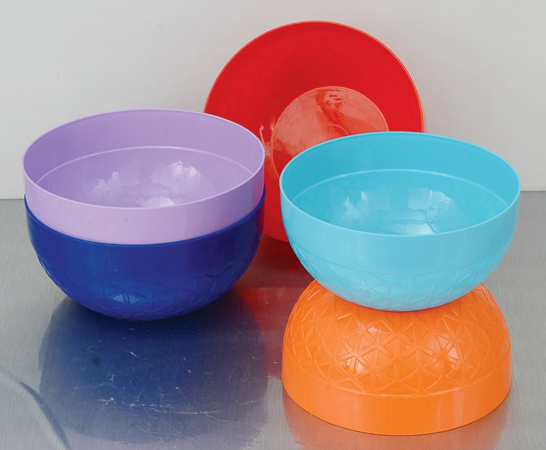 KX-WARE Melamine Snack Bowls with Lids - 28 oz6 inch 100% Melamine  cerealSalad Bowls set of 6 Multicolor