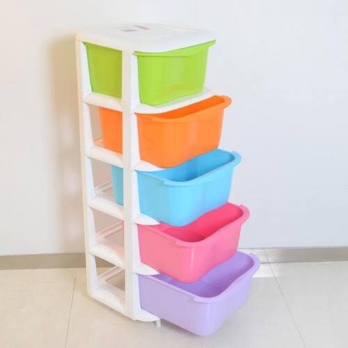 Five drawer plastic storage cabinets lockers, children's bedroom closet candy colored baby - Multi Purpose Chester Plastic Cabinet Rack Cupboard Almirah Kids Bedroom Decoration Drawer Multiple Color Home Decoration Drawer - 5 Layers Storage Drawer Toys Dr
