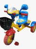 Kids Tricycle with Lights and Music and Toy Basket Strong Frame Decorative Design Ride