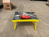 Kids Baby Study Table Multipurpose Playing Toys Table Decorative Print Design Kids Table with Folding Legs Disney Car Multipurpose Game Table for Kids Toy Table Fold-able Study Table Laptop Support Table Multicoloured Toys