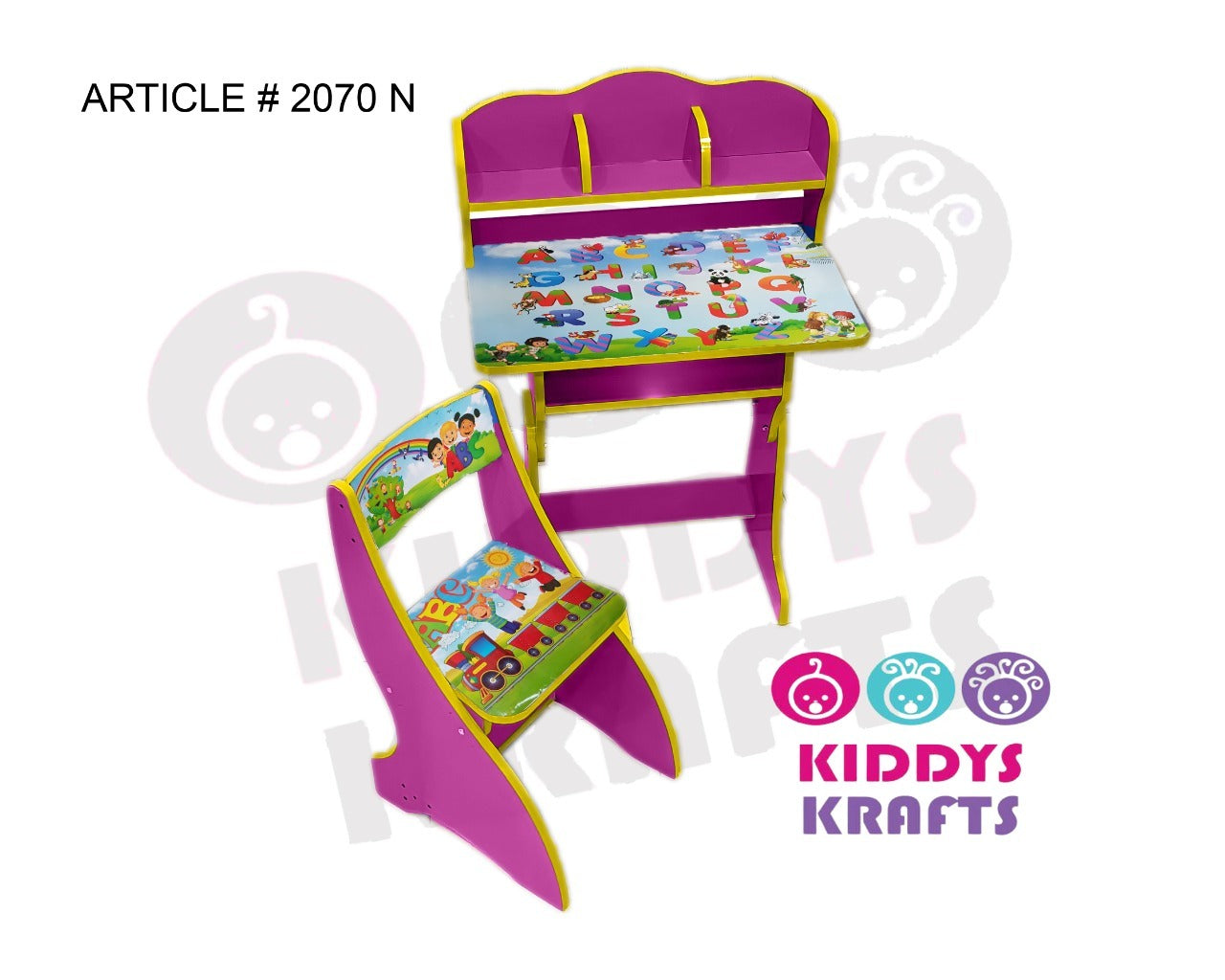 Kids Study Table and Chair - Wooden Table Chair - Study Table - Study Table for kids - Baby Study table