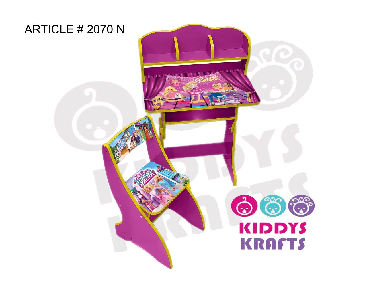 Kids Study Table and Chair - Wooden Table Chair - Study Table - Study Table for kids - Baby Study table