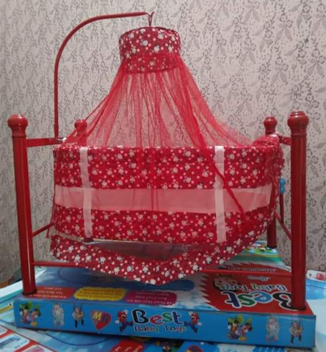 Mosquito net store for baby swing