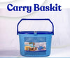 Carry Basket Multipurpose Storage Tokry - Wicker Storage Basket With Lid and Handle - Shopping Basket