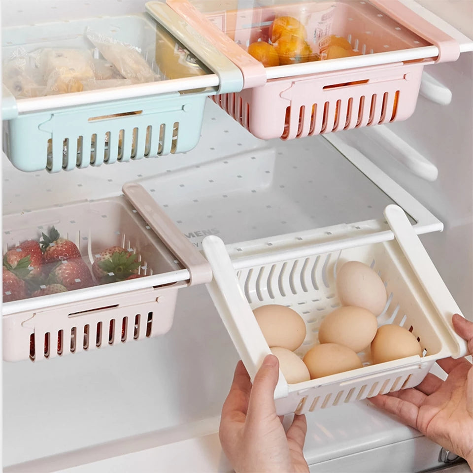 Adjustable food Basket – Food Basket – Fridge food basket – Food Carrier basket – Vegetable basket – Fridge organizer