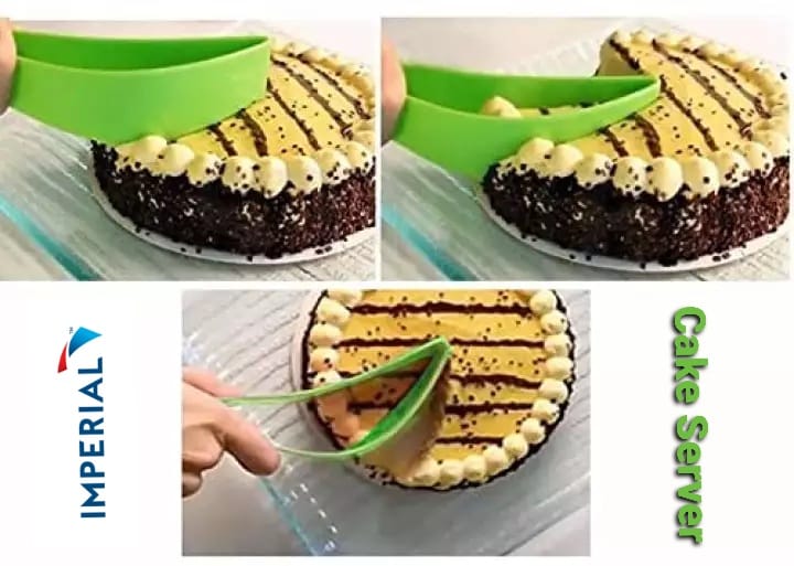 Cake server - Plastic cake slicer - Cake cutter - Plastic cake cutter  - Cake easy slicer - Eco-Friendly Cake Knife