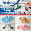 3 In 1 Soap Dispenser And Sponge Holder - Sponge Holder - Multipurpose Sponge Holder - Multipurpose soap and sponge holder