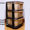 3 Layer Fantasy Drawer - Premium Quality 3 Layer Storage Saver Rack