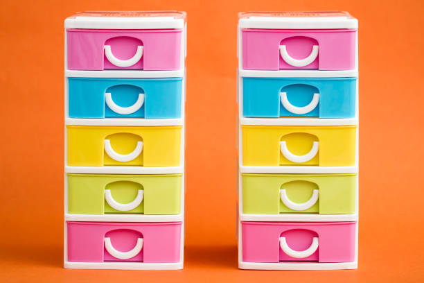 Small, Cute and Colorful Plastic Drawers Mini Desktop Table Drawer Multipurpose Use Cosmetic
