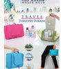Cosmetic Professional Makeup Pouch - Hanging Travel Toiletry Bag
