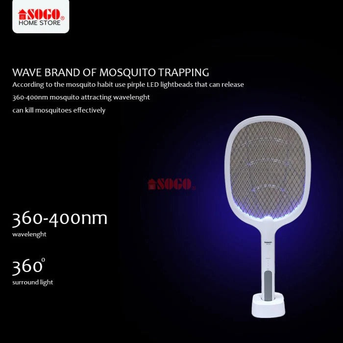 SOGO - Rechargeable 2 in 1 Insect Killer Racket & Lamp JPN 396