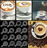 Pack Of 16 Silicone Coffee Art Stencil