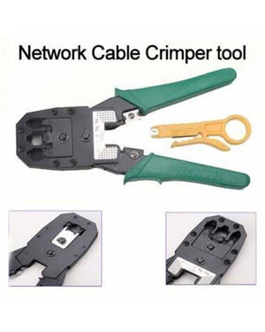 Pack of 2 - RJ45 - Networking Crimping Tool with RJ45 Connectors - 100 Pcs