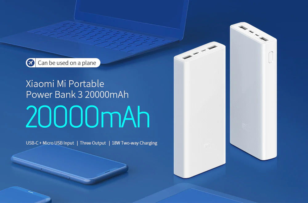 Comprar Essager Power Bank 20000 mAh USB tipo C PD QC 3,0 Powerbank cargador  de batería externo portátil para Xiaomi 20000 mAh Poverbank