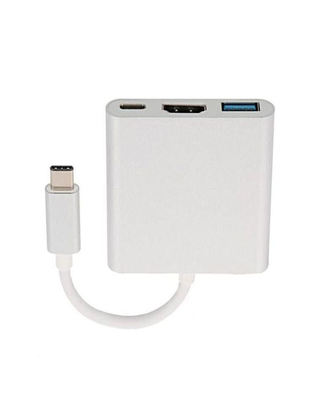 Type C 3.1 To Vga+Otg C+Usb 3.0