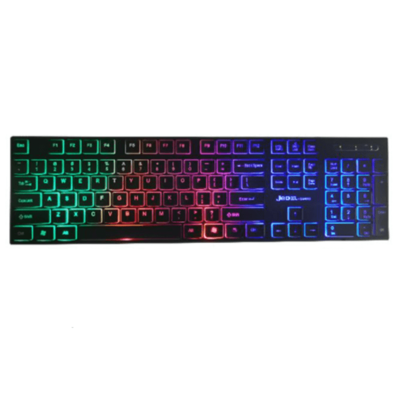 JEDEL K510 GAMING RGB WIRED KEYBOARD ERGONOMIC