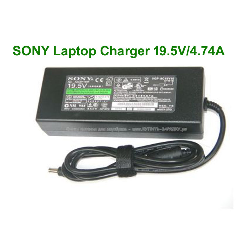 Sony 19.5v 4.74A Laptop Adapter Charger size: 6.5mm*4.4mm