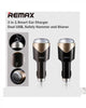 Remax 3 in 1 Smart Car Charger & Safety Hammer & Shaver RT - SP01