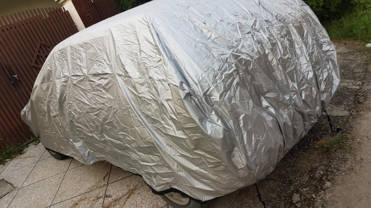 Suzuki Cultus Top Cover Silver Full Car Cover Outdoor Snow Ice Dust Sun UV Shade Cover Auto Exterior Accessories Water Proof Dust Proof
