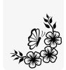 Flower  Wall sticker Wall decoration Wooden material