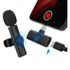 K11 2 IN 1 Collar Wireless Microphone iphone/Android & Type C Supported – Wireless Microphone – 2 in 1 collar microphone – Microphone with Type c supported