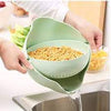 Double Drain Basket Bowl Washing vegetables basket - Multifunctional Wash Drain Bowl - Kitchen Basket Organizer For Washing Fruits Vegetables