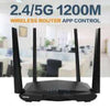 Tenda AC6 Router AC1200 Smart Dual-Band WiFi Router 4 Mode Router, Range Extender. Access Point, WISP Smart Control App Bandwidth Control All Home WiFi Coverage Dual Band 2.4GHZ And GHZ WiFi Band User Friendly Setting Parental control Hi-Tech Technology