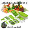 Speedy Chopper 12 Pieces Nicer Dicer Plus Fruit & Vegetable Slicer All in One Kitchen