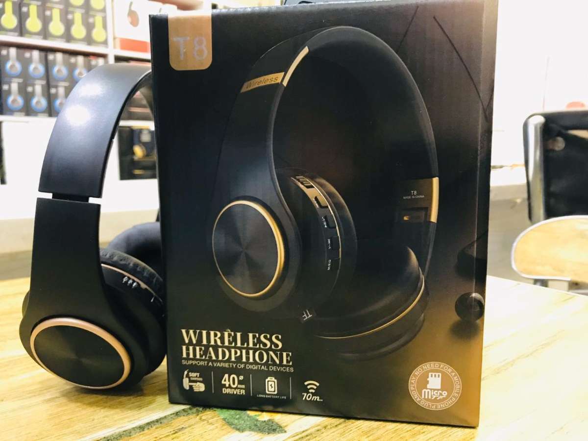 T8 Wireless Bluetooth Headphone Stereo Sport Headsets TF CARD support a variety of digital devices/plug and play headphone - Wireless Headphone - T8 Wireless headphone