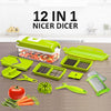 Speedy Chopper 12 Pieces Nicer Dicer Plus Fruit & Vegetable Slicer All in One Kitchen