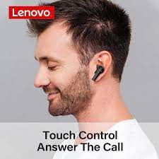 Lenovo QT82 Wireless Bluetooth 5.0 Earbuds Headphone Touch Control Movement