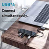 Baseus EZ0G Multi-functional HUB (Type-C to 4xUSB3.0+PD) Deep gray