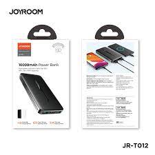 JOYROOM JR-T012 POWRE BANK 10000MAH FINISHED MACHINE MUSIC HALL TOP STAR MOBILE BLACK