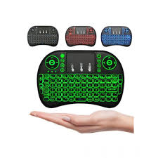 MINI TOUCH PAD RF 500 WIRELESS WITH 3 COLOUR BACKLIGHT KEYBOARD MOUSE