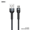 REMAX Jany Series Aluminum Alloy Braided 2.4A data cable RC-124m