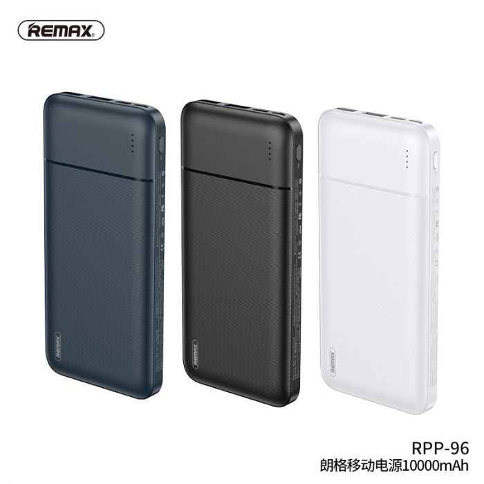 REMAX Lango Series 10000mAh 2USB Power Bank RPP-96 - Black